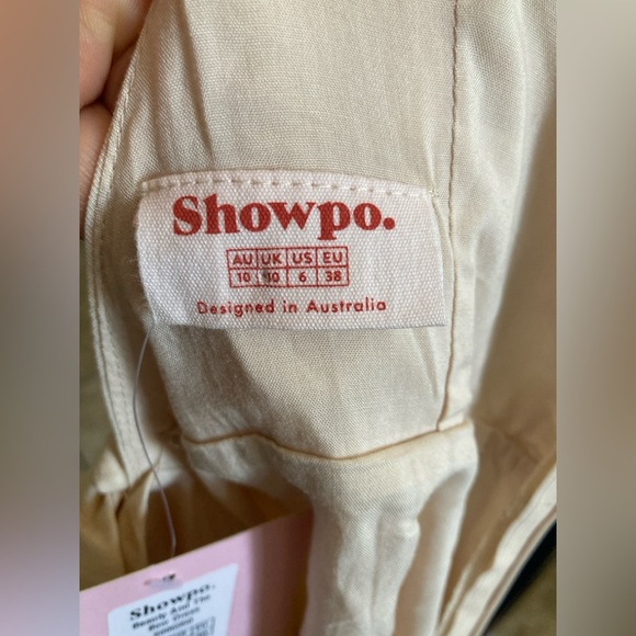 Showpo Beauty & the Bow Midi Dress🤎Size 6 - Picture 3 of 10